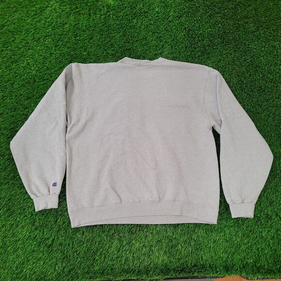 Vintage Y2K Champion Rider-University Sweatshirt XL 25x25 Boxy - Picture 2 of 16